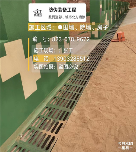 成都 例如在抖音上有“迷彩墙，外围墙面挡 - 星空数码迷彩漆施工队